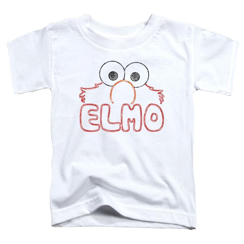 Sesame Street Elmo Letters Toddler T-Shirt White